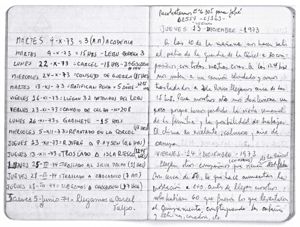 Diario personal de Gilberto Hernández