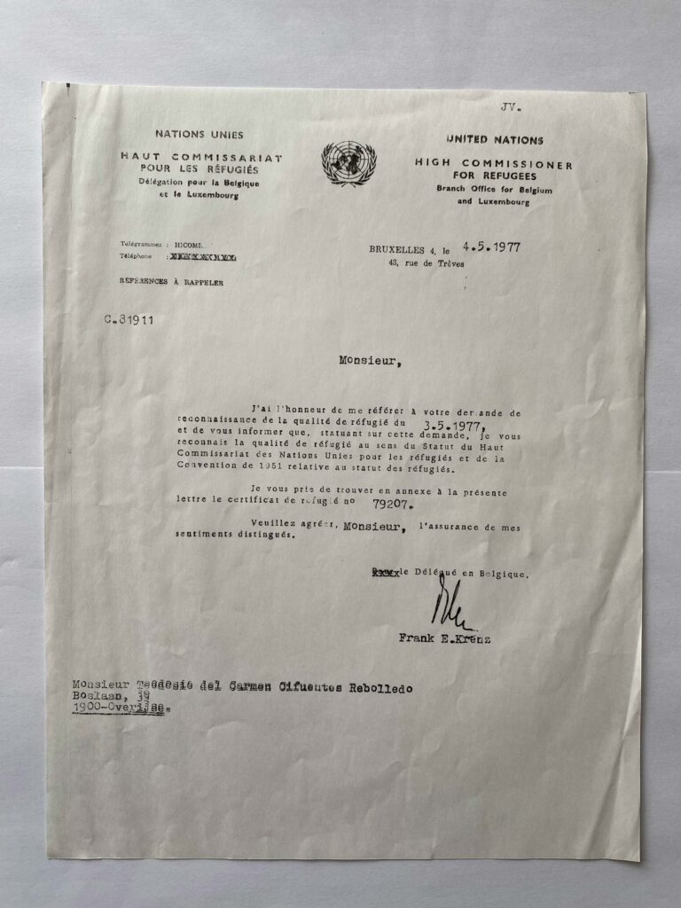 Documentos del Alto Comisionado de las Naciones Unidas para Refugiados